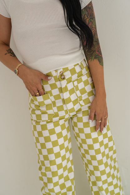 Statement Checkered Pants