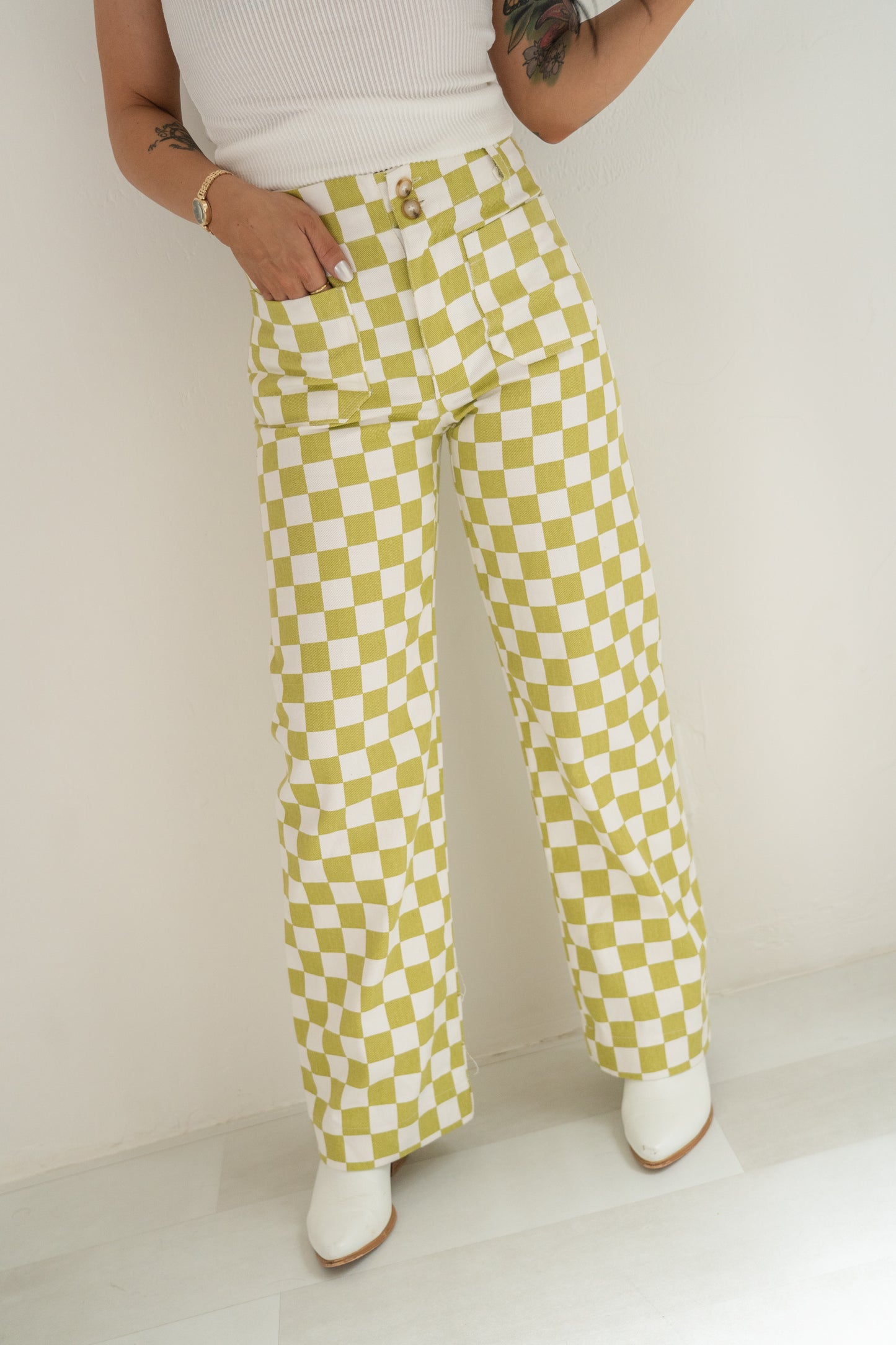 Statement Checkered Pants