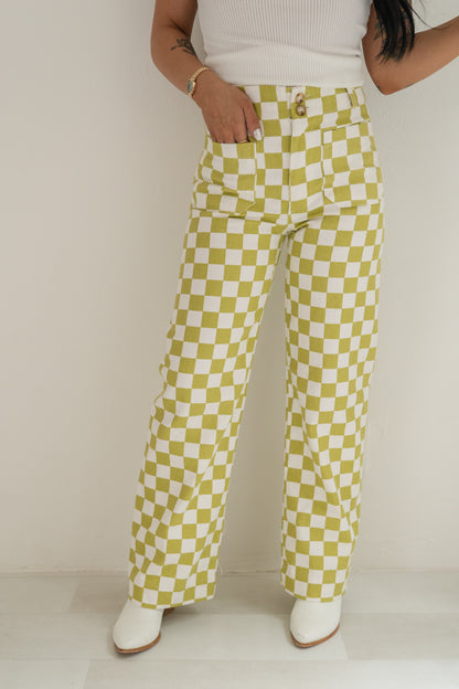 Statement Checkered Pants