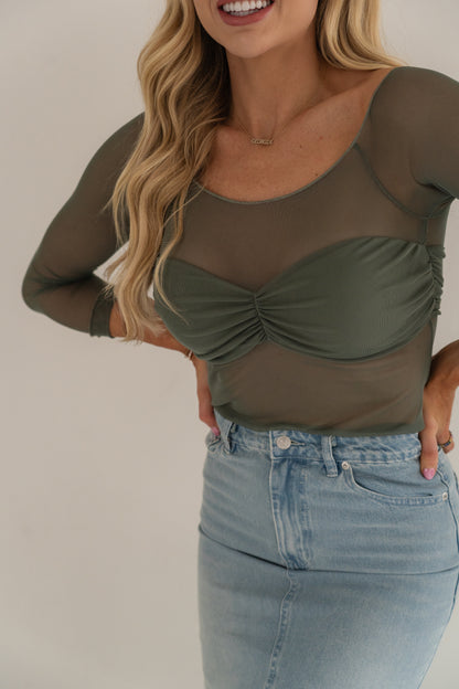 Alix Top - Olive